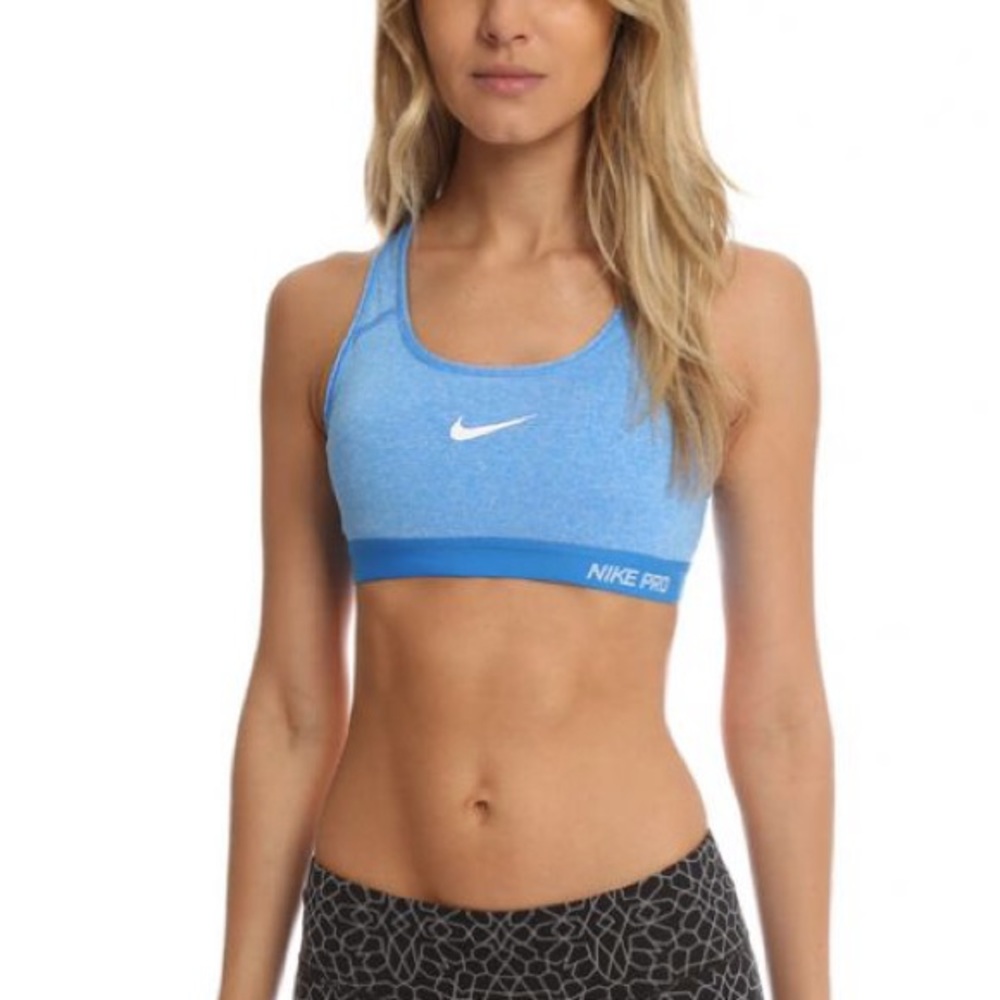 NIKE Pro Classic Padded Bra | Light Blue